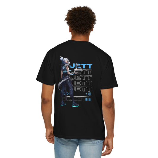 Valorant JET Gaming T-shirt | Black | Short Sleeves